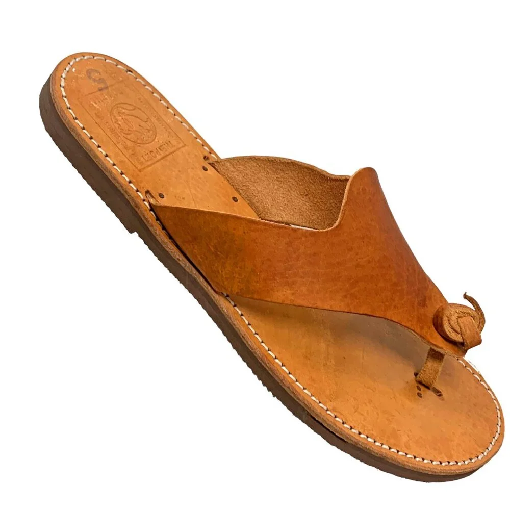 Melissinos Handmade Cyclades Leather Thong Custom Sandal‎